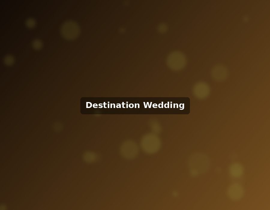 Destination Wedding