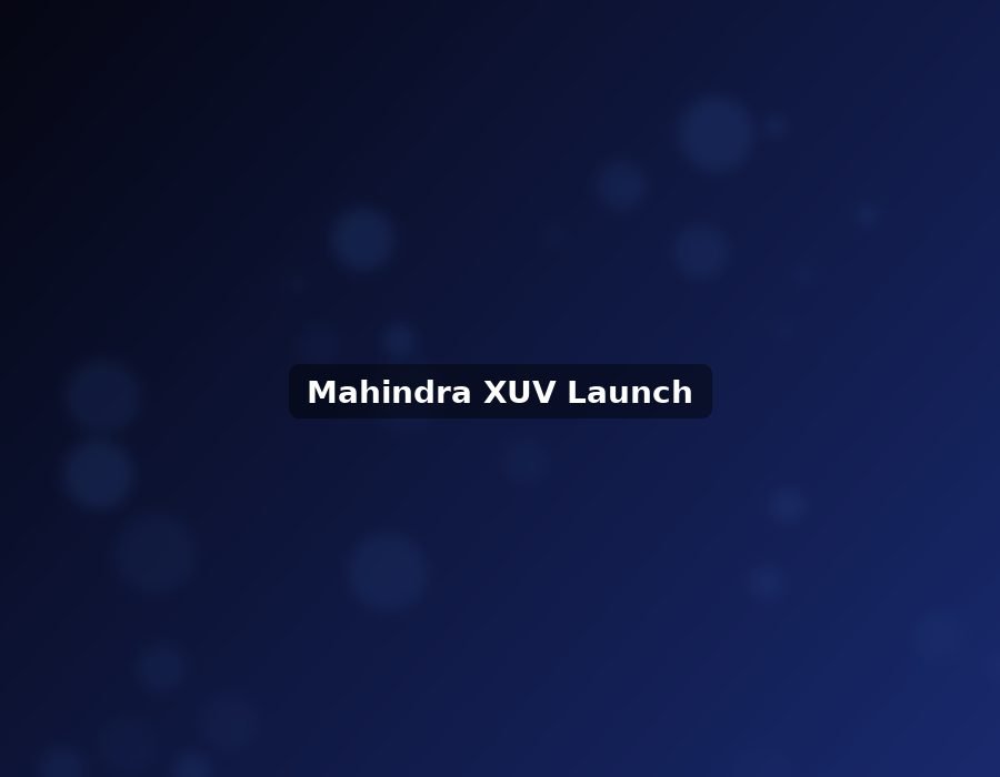 Mahindra XUV 3XO Launch